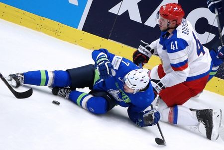 Хоккей ЧМ-2015, Россия-Словения
